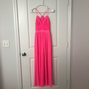Neon Pink Gown